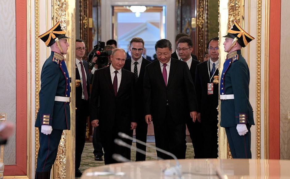 Владимир Путин - Си Цзиньпин - Российский лидер проводит встречу с главой КНР - news-front.info - Москва - Россия - Китай