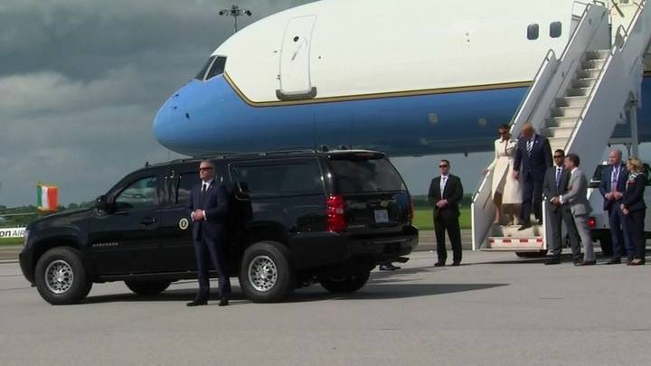 Дональд Трамп - Лимузин для Трампа: Белый Дом арендовал катафалк для поездок президента в Ирландии - vesti.ru - США - Англия - Ирландия