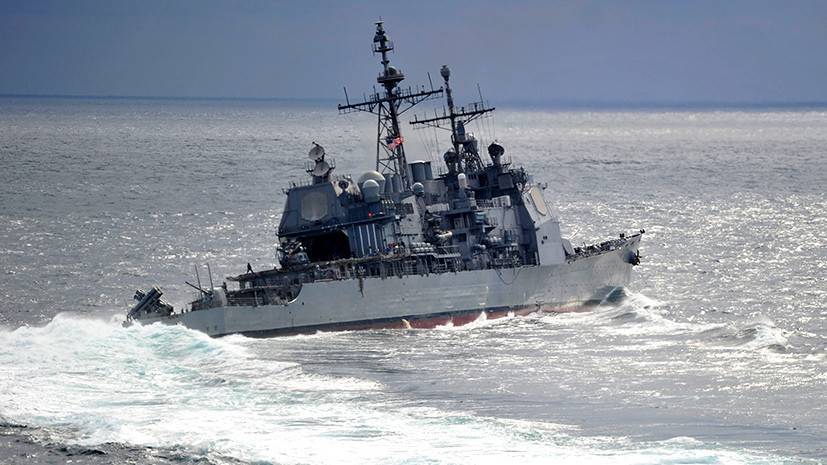«Провокация американской стороны»: крейсер ВМС США пересёк курс российскому военному кораблю - russian.rt.com - Россия - США
