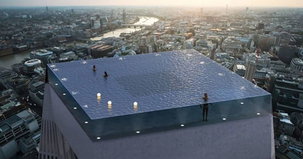 Первый в&nbsp;мире панорамный бассейн на&nbsp;крыше небоскреба - popmech.ru - Лондон