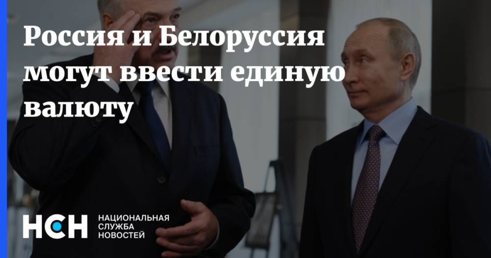 Максим Орешкин - Дмитрий Крутой - Россия и Белоруссия могут ввести единую валюту - nsn.fm - Москва - Россия - Белоруссия - Минск
