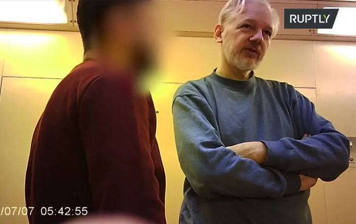 Джулиан Ассанж - Эксклюзивные кадры с Джулианом Ассанжем в лондонской тюрьме - видео - ru.armeniasputnik.am - Лондон - Швеция