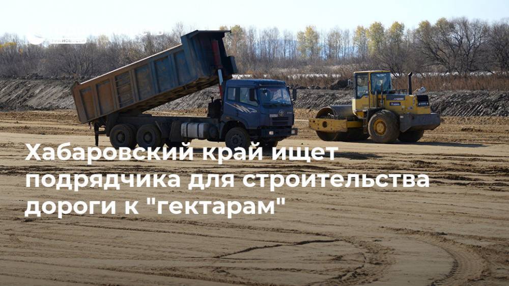 Хабаровский край ищет подрядчика для строительства дороги к "гектарам" - realty.ria.ru - Россия - Хабаровский край - Хабаровск - Комсомольск - Николаевск - Строительство