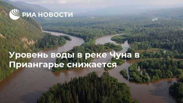Уровень воды в реке Чуна в Приангарье снижается - vestirossii.com - Россия - Иркутская обл. - Иркутск - Нижнеудинск