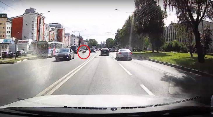Андрей Тарасов - Очевидцы сняли косулю на видео, в три прыжка преодолевшую четырехполосную дорогу - pg21.ru - Чебоксары