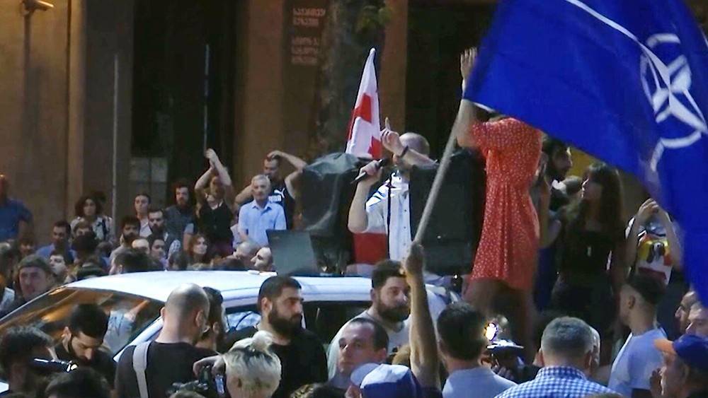 Владимир Путин - Вячеслав Володин - Петр Толстой - В Госдуме сравнили Грузию с кидающейся бананами макакой - tvc.ru - Москва - Россия - Грузия