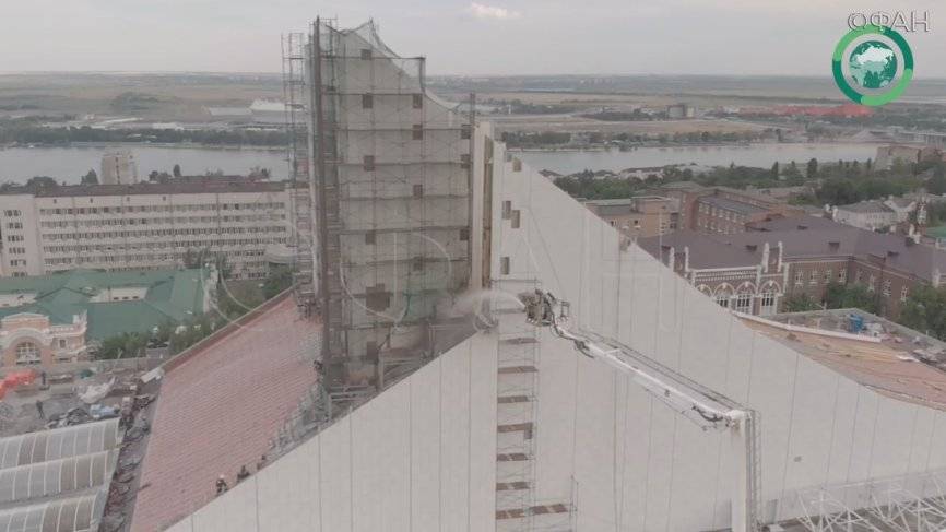 Появилось видео горящего музыкального театра в Ростове-на-Дону - riafan.ru - Ростов-На-Дону