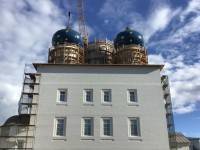 Подъем главного купола на Спасо-Преображенский собор перенесли на 14:00 из-за грозы - ТИА - tvernews.ru - Москва - Ленинградская обл. - Тверь