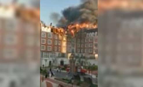 Появилось видео пожара в ЖК "Британский квартал" в Нур-Султане - nur.kz - Алма-Ата