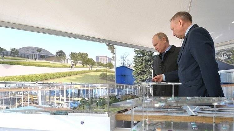 Владимир Путин - Александр Беглов - Беглов - Беглов рассказал, как появилась идея создания Арт-парка в Петербурге - polit.info - Россия - Санкт-Петербург - Петербург