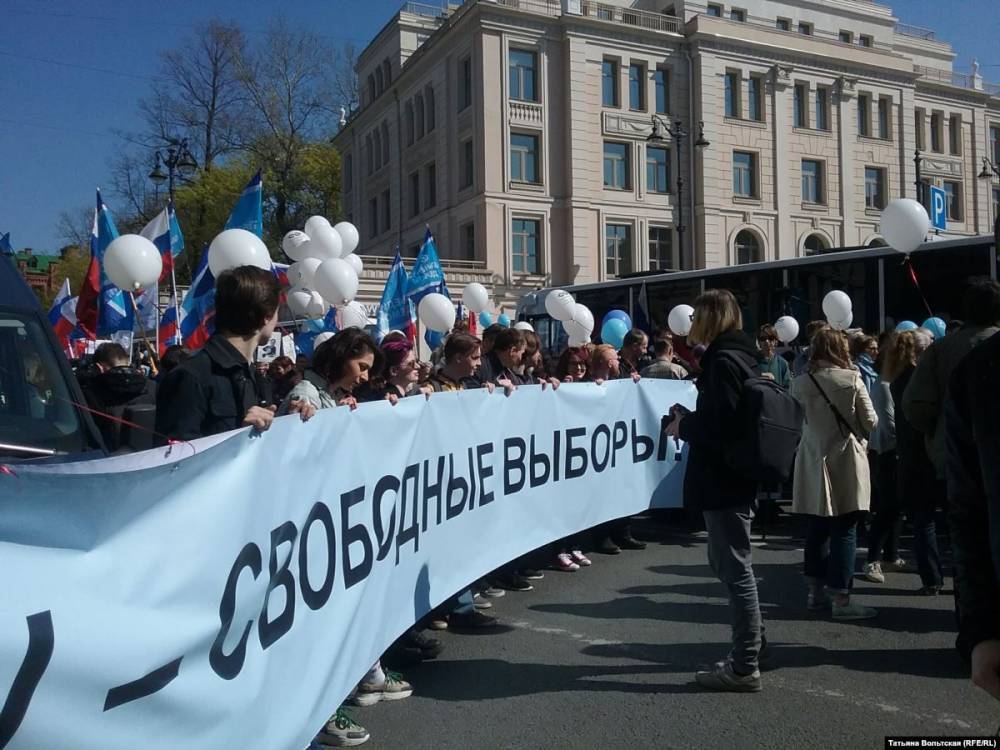 Элла Памфилова - Движение "Голос" требует отменить муниципальные выборы в Петербурге - svoboda.org - Россия - Санкт-Петербург