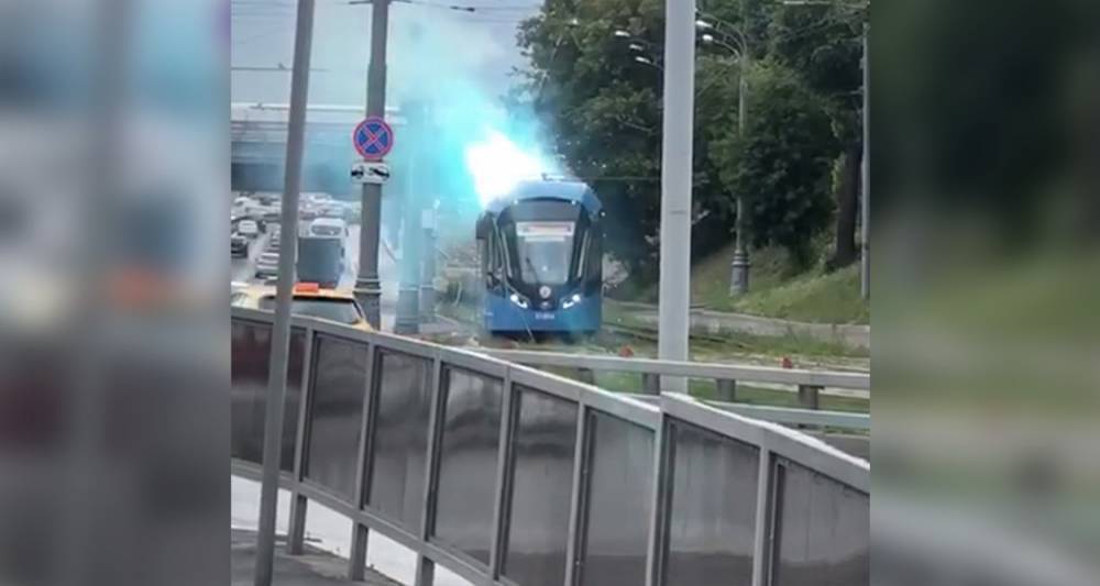 Движение трамваев задерживается на проспекте Мира - m24.ru - Москва - Россия