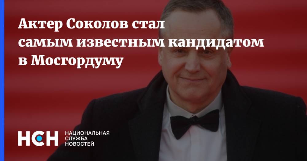 Любовь Соболь - Сергей Митрохин - Андрей Соколов - Актер Соколов стал самым известным кандидатом в Мосгордуму - nsn.fm - Москва - Россия