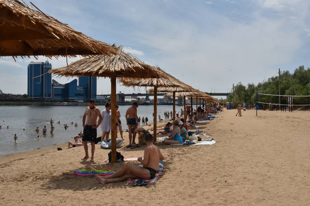 Благоустроенный пляж впервые открыли на Городском острове в Астрахани - astravolga.ru - Астрахань