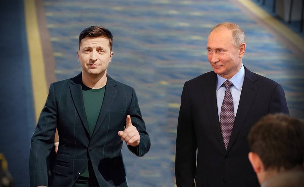 Владимир Зеленский - Владимир Путин - Петр Порошенко - Дмитрий Песков - Виктор Медведчук - Оказалось, что Зеленский может звонить Путину и без  помощи Медведчука - politnavigator.net - Москва - Россия - Украина