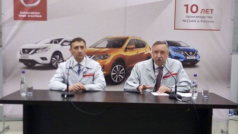 Александр Беглов - Беглов - Беглов пообщался с сотрудниками завода Nissan - polit.info - Россия - Санкт-Петербург - Санкт-Петербург