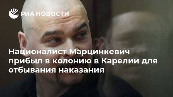 Максим Марцинкевич (Тесак) - Националист Марцинкевич прибыл в колонию в Карелии для отбывания наказания - vestirossii.com - Москва - Россия - Карелия