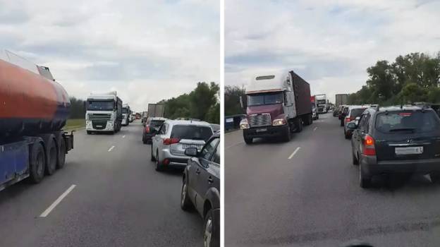 В Воронежской области на трассе у Лосево образовалась пробка в 20 км – Новости Воронежа и Воронежской области – Вести Воронеж - vestivrn.ru - Воронеж - Воронежская обл.