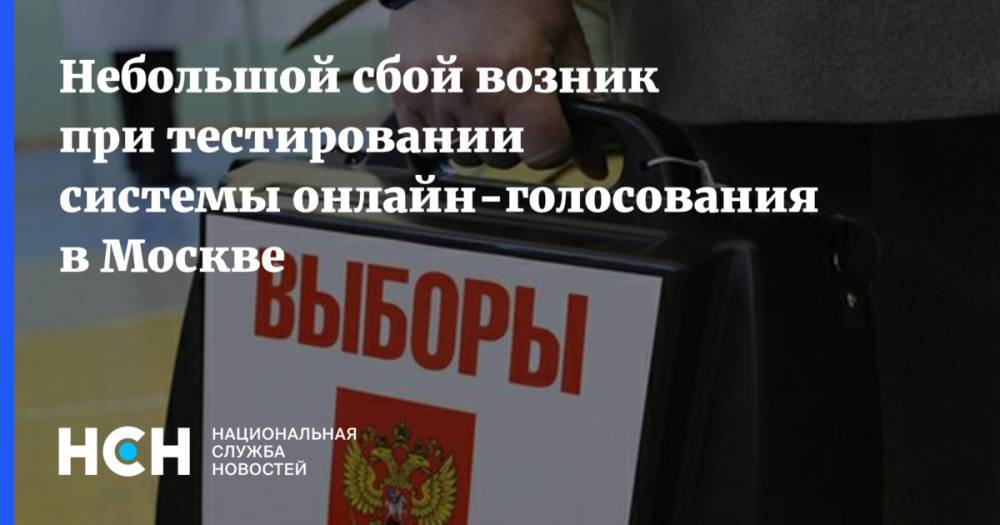 Артем Костырко - Небольшой сбой возник при тестировании системы онлайн-голосования в Москве - nsn.fm - Москва
