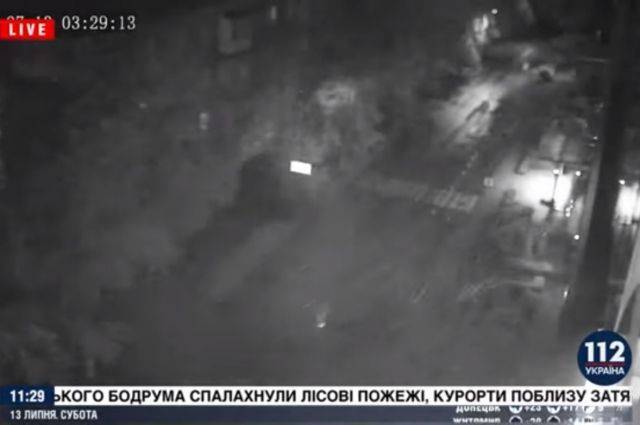 Владимир Зеленский - Алексей Пушков - Арсен Аваков - На видео попал момент обстрела здания телеканала «112 Украина» - aif.ru - Россия - Украина - Киев