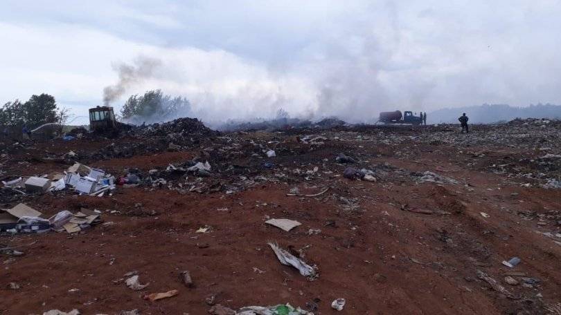 В Башкирии зафиксирован крупный пожар на мусорном полигоне - gorobzor.ru - Россия - Башкирия