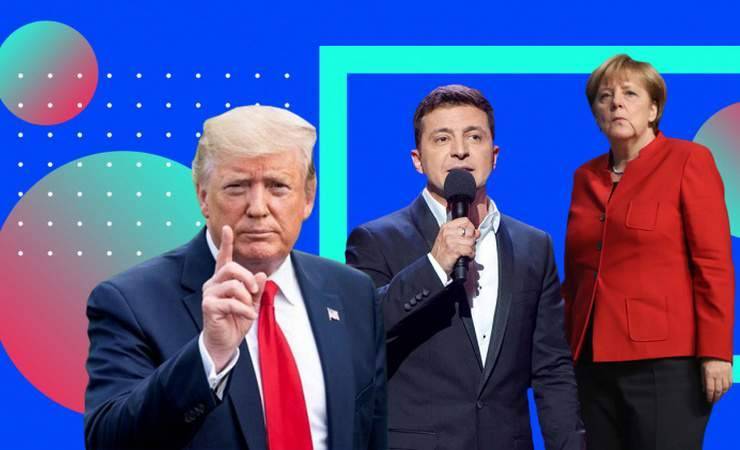 Дональд Трамп - Владимир Зеленский - Ангела Меркель - Джон Кеннеди - Зеленский получил первую зарплату — 483 доллара. А сколько у других президентов? - gomel.today - США - Украина - Вашингтон - Германия - Берлин