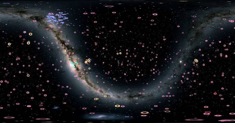 4000 экзопланет на&nbsp;одном видео: потрясающая карта неба - popmech.ru