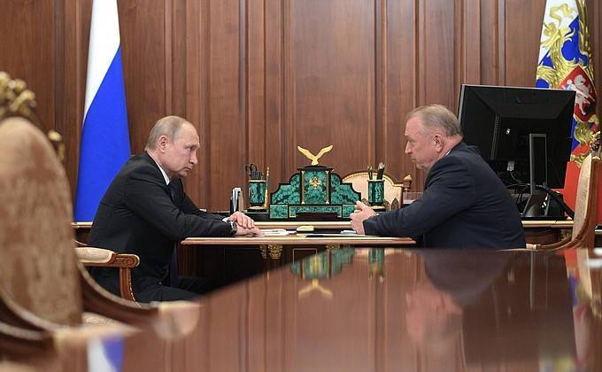 Владимир Путин - Сергей Катырин - Встреча с&nbsp;главой Торгово-промышленной палаты Сергеем Катыриным - kremlin.ru - Россия