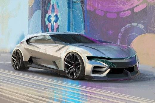 Российские СМИ раскрыли рендер концепта Lada X-Flow - newinform.com - Москва - Россия - Санкт-Петербург