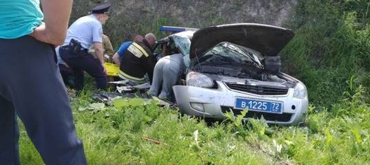 На тюменской трассе патрульный автомобиль попал в ДТП. Трое пострадавших в тяжелом состоянии - news.megatyumen.ru - Ханты-Мансийск - Тюмень - Тобольск