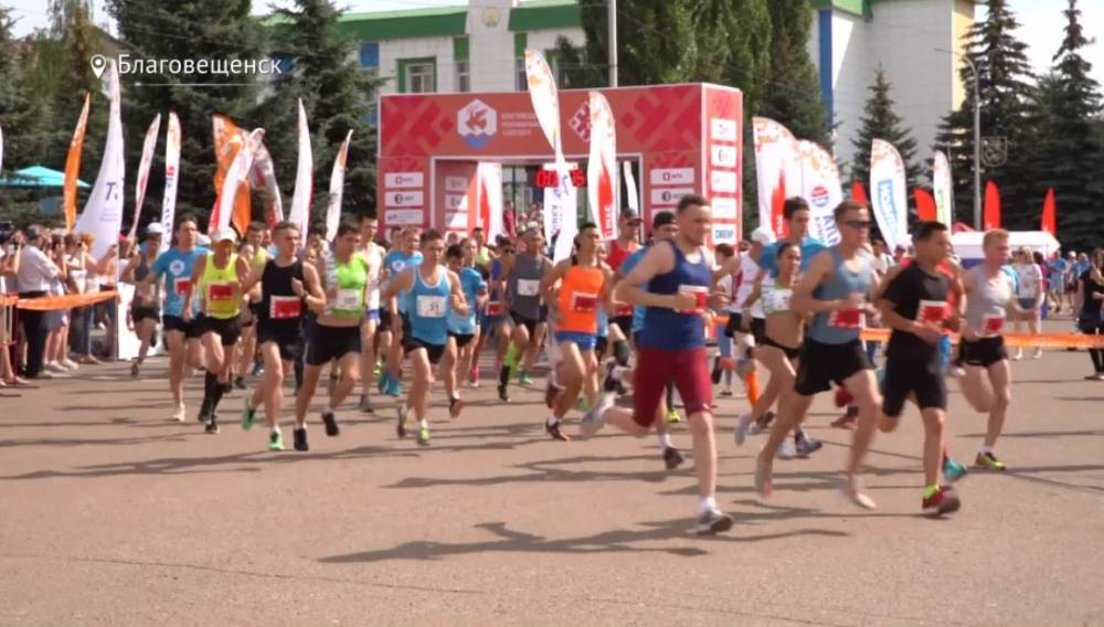В Башкирии в полумарафоне приняли участие 418 бегунов - bash.news - Россия - Китай - Белоруссия - Благовещенск - район Благовещенский