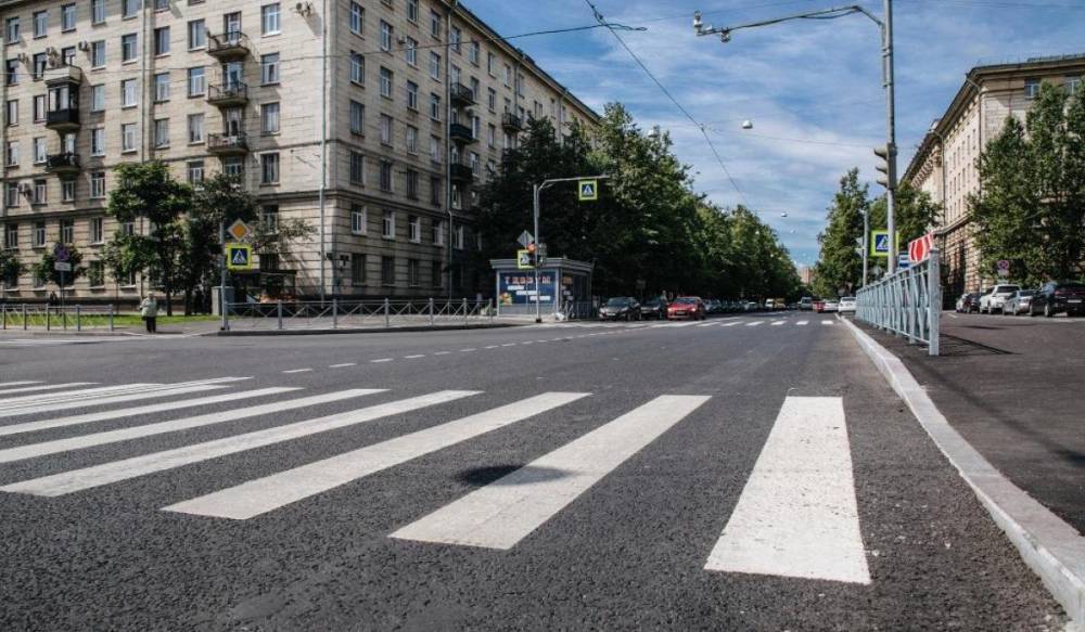 В Московском районе отремонтировали улицу Фрунзе - gorod-plus.tv - р-н. Московский