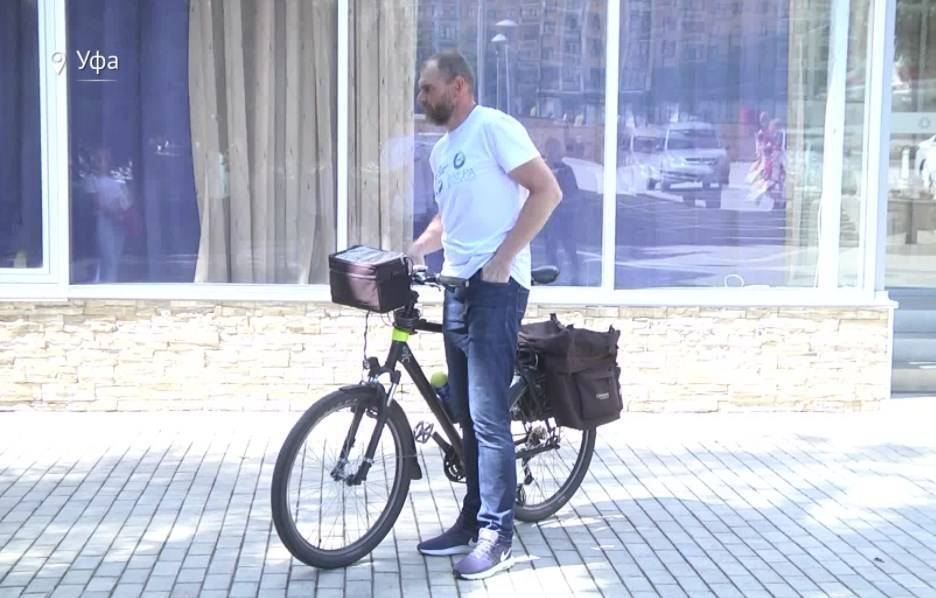 В Уфу приехал волонтер из Омска в рамках благотворительного велопутешествия - bash.news - Москва - Россия - Санкт-Петербург - Уфа - Казань - Омск