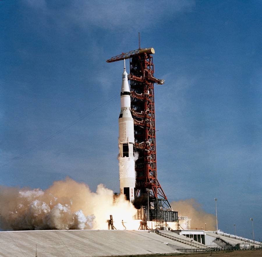 Нил Армстронг - Майкл Коллинз - Запуск «Аполлона-11» — редкие фото - rusjev.net - США