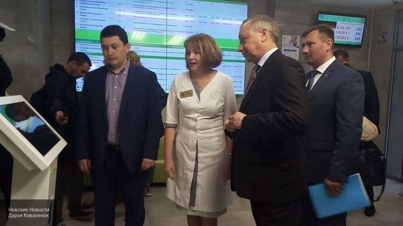 Александр Беглов - Мария Белякова - Александр Беглов побывал в первой "Бережливой поликлинике" Петербурга в Невском районе - nation-news.ru - Москва - Санкт-Петербург
