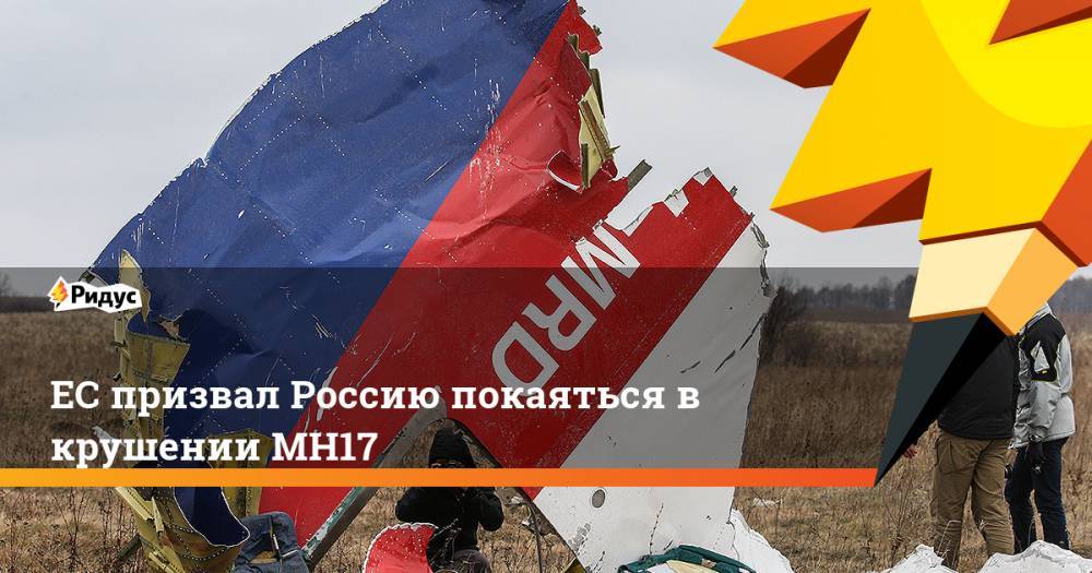 Игорь Гиркин - ЕС призвал Россию покаяться в крушении MH17. Ридус - ridus.ru - Россия - Украина - обл. Донецкая - Голландия - Курск - Снежное