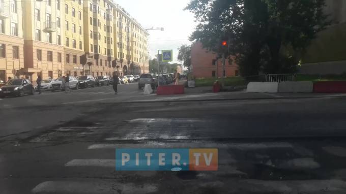 Появилось видео дорожных работ на 16-17 линиях В.О. - piter.tv - Санкт-Петербург