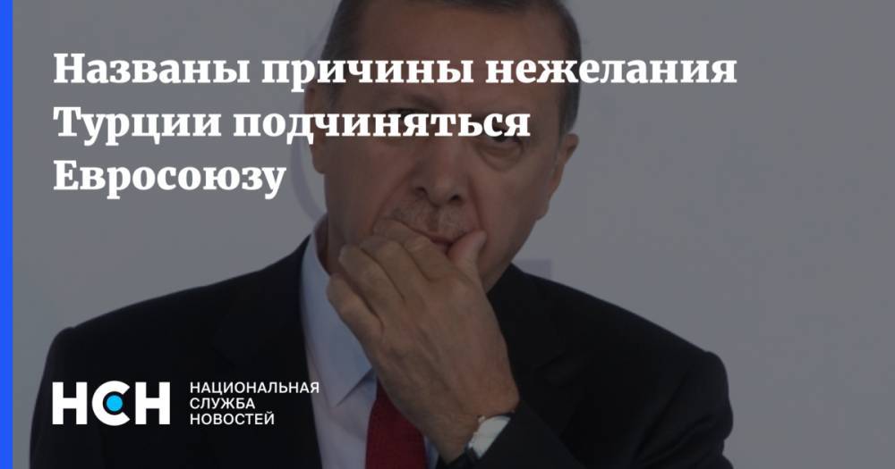 Названы причины нежелания Турции подчиняться Евросоюзу - nsn.fm - Турция - Анкара - Кипр