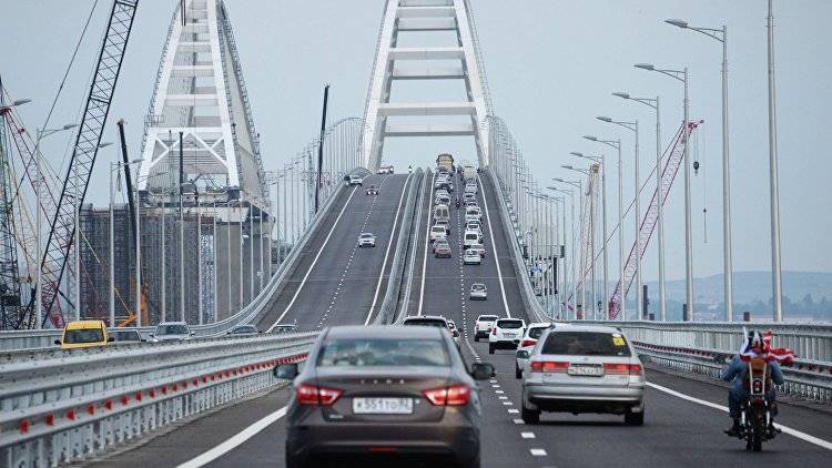 С начала лета по Крымскому мосту проехали почти миллион машин - crimea.ria.ru - Россия - Крым - Анапа - Сочи - Краснодарский край - Симферополь - Приморье край