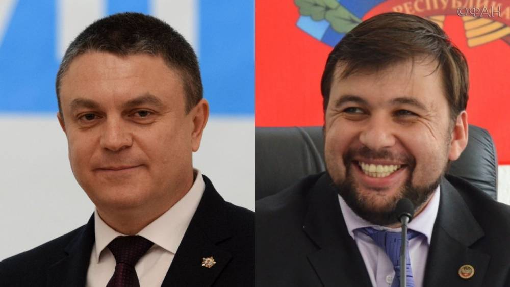 Владимир Зеленский - Денис Пушилин - Леонид Пасечник - Главы ДНР и ЛНР напомнили Зеленскому о предвыборных обещаниях - riafan.ru - Украина - Киев - обл. Донецкая - ДНР - Донецк - ЛНР