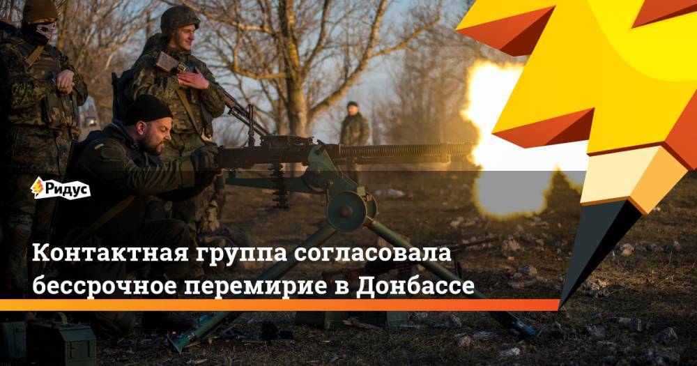 Владимир Зеленский - Мартин Сайдик - Контактная группа согласовала бессрочное перемирие в&nbsp;Донбассе. Ридус - ridus.ru - Украина - Минск