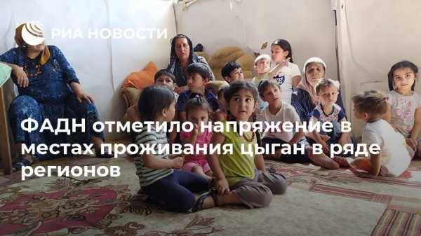 ФАДН отметило напряжение в местах проживания цыган в ряде регионов - vestirossii.com - Москва - Россия - Пензенская обл. - Пенза