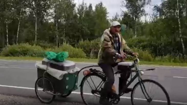 В Брянскую область в гости к брату житель Урала приехал на велосипеде - bragazeta.ru - Свердловская обл. - Брянская обл.
