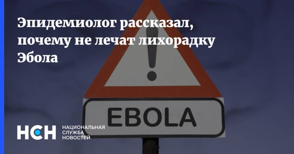 Тедрос Адханом Гебрейесус - Олег Юрин - Эпидемиолог рассказал, почему не лечат лихорадку Эбола - nsn.fm - Россия - Конго