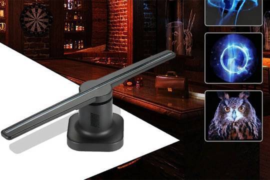 Эффектная реклама на 3D-вентиляторах - versia.ru