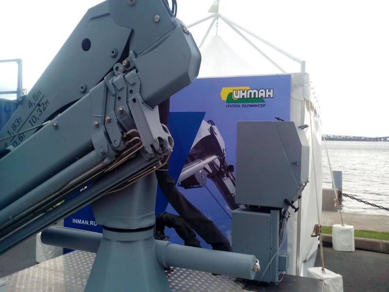 Показан первый серийный российский морской кран-манипулятор "Инман ИМ 150М" - topwar.ru - Башкирия - Ишимбай