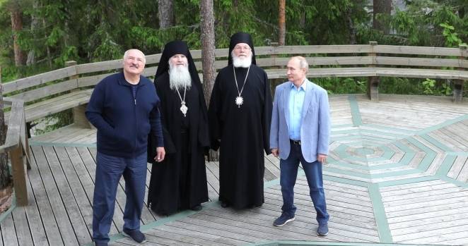 Владимир Зеленский - Владимир Путин - Александр Лукашенко - Николай Лукашенко - Путин и Лукашенко прошли по пути валаамских старцев - udf.by - Россия - Украина - Санкт-Петербург - Белоруссия - Житомир
