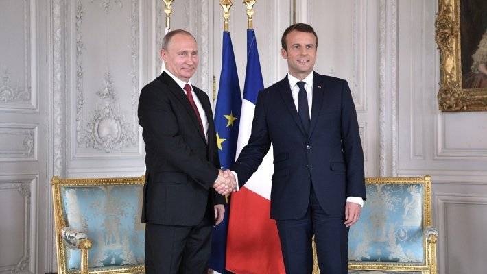 Владимир Путин - Эммануэль Макрон - Российский лидер провел переговоры с президентом Франции - news-front.info - Москва - Россия - Франция