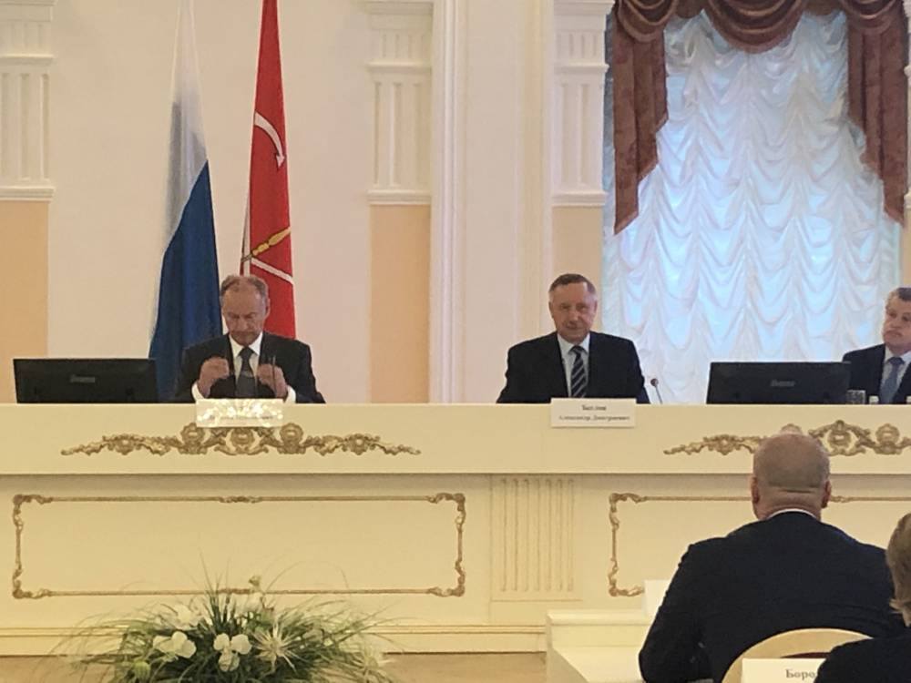 Александр Беглов - Николай Патрушев - Беглов рассказал об энергетической безопасности и развитии молодежной политики - politexpert.net - Россия - Санкт-Петербург - окр.Сзфо