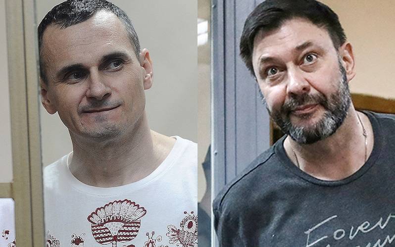 Владимир Зеленский - Кирилл Вышинский - Олег Сенцов - Юлия Мендель - Киев предложил обменять журналиста Вышинского на террориста Сенцова - bloknot.ru - Россия - Украина - Киев - Крым